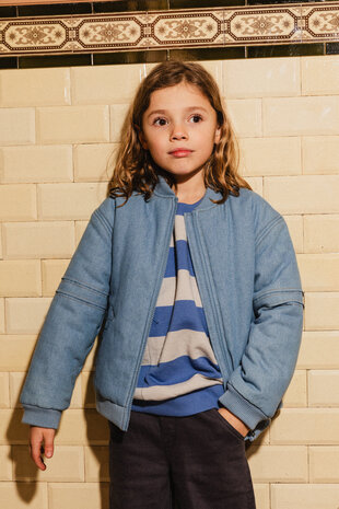 Labo de colores Labo de colores | Leone | Blue stripe AOP