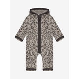 HUTTELiHUT HUTTELiHUT | Pram Suit Wool Fleece Jacquard | Camel Melange HUTTELiHUT HUTTELiHUT | Pram Suit Wool Fleece Jacquard | Camel Melange