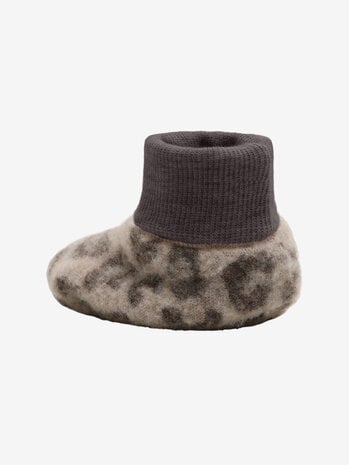 HUTTELiHUT HUTTELiHUT | Footies Wool Fleece 2-layer | Camel Melange