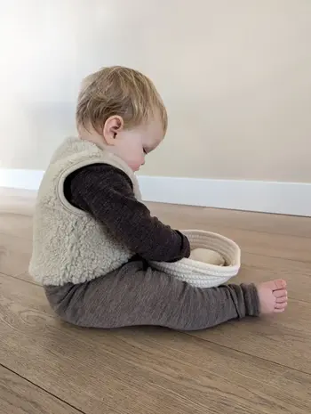 Alwero Alwero | Baby Vest | Lulu Light | Sand Brown