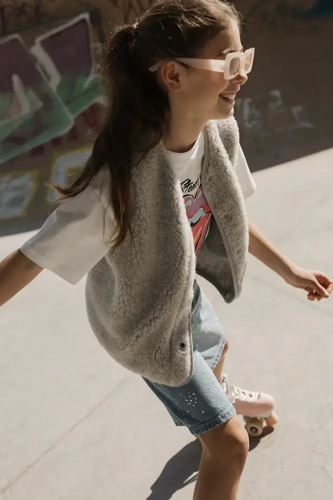 Alwero Alwero | Bodywarmer Tyb light junior | Grijs