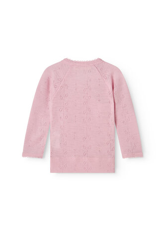 MarMar Copenhagen MarMar Copenhagen | Tut Wrap LS | Wool Pointelle | Soft Berry