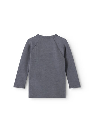 MarMar Copenhagen MarMar Copenhagen | Tut Wrap LS | Wool Rib | Rainstorm