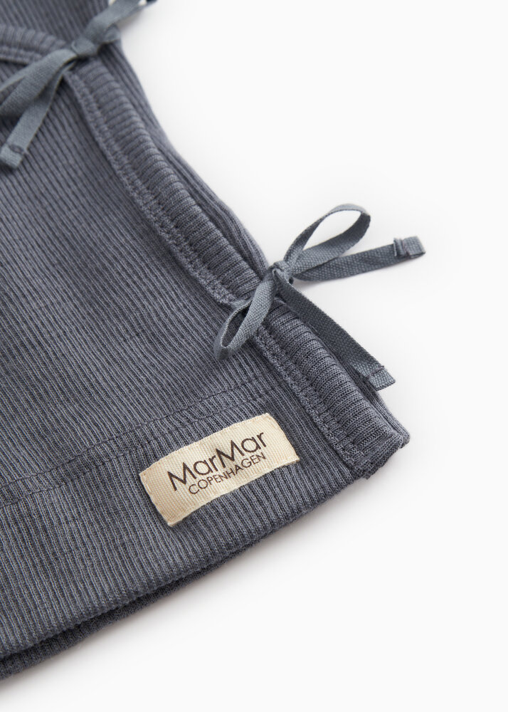 MarMar Copenhagen MarMar Copenhagen | Tut Wrap LS | Wool Rib | Rainstorm