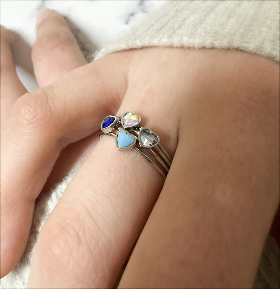 Charmin's Charmin's | Kidz | Kinderring | Lichtblauw Hartje