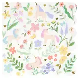 Meri Meri Meri Meri | Gebaksservetten Meadow Unicorns (16st) Meri Meri Meri Meri | Gebaksservetten Meadow Unicorns (16st)