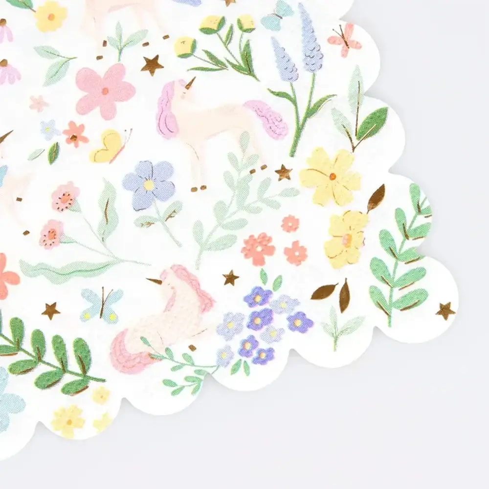 Meri Meri Meri Meri | Gebaksservetten Meadow Unicorns (16st)