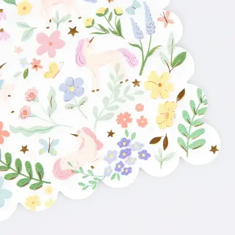 Meri Meri Meri Meri | Gebaksservetten Meadow Unicorns (16st)