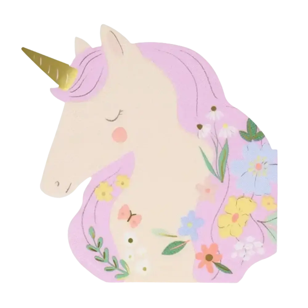 Meri Meri Meri Meri |  Meadow vorm  Unicorns Servetten