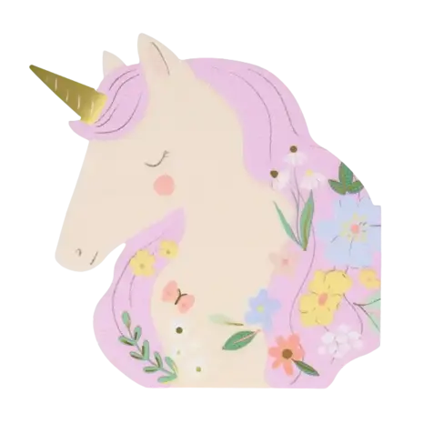 Meri Meri Meri Meri |  Meadow vorm  Unicorns Servetten