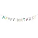 Meri Meri Meri Meri | Mixed glitter fabric happy birthday garland