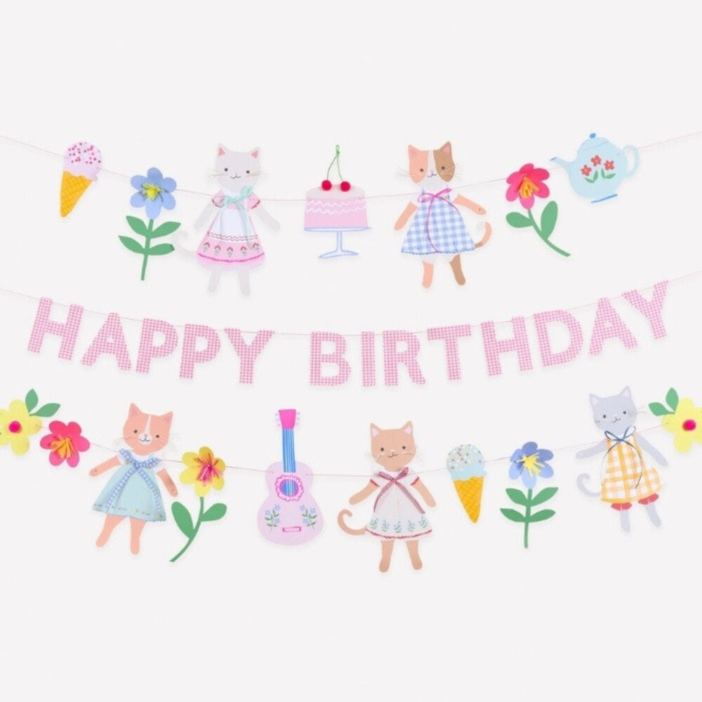 Meri Meri Meri Meri |  Kitten club garland set