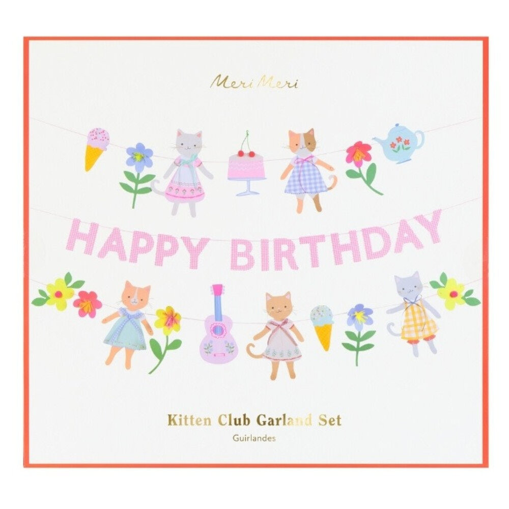 Meri Meri Meri Meri |  Kitten club garland set