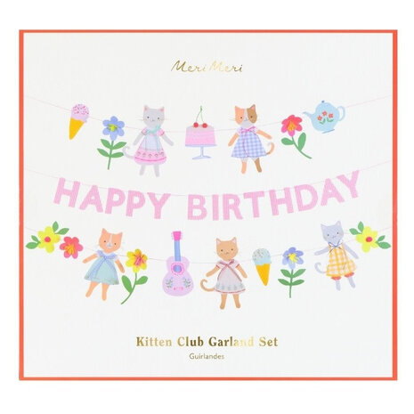 Meri Meri Meri Meri |  Kitten club garland set