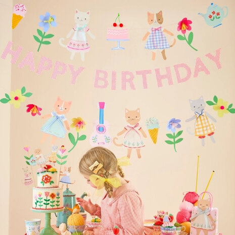 Meri Meri Meri Meri |  Kitten club garland set