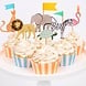 Meri Meri Meri Meri | Safari animals cupcake kit