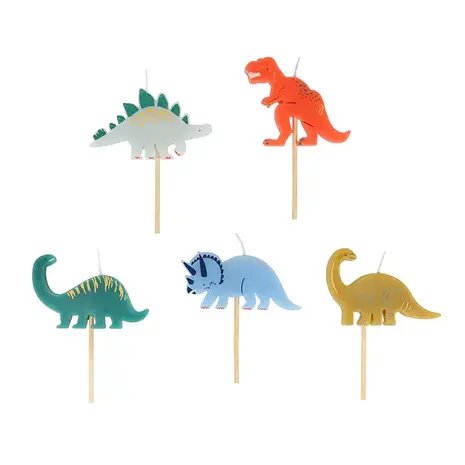 Meri Meri Meri Meri | Dinosaur kaarsjes ( 5st)