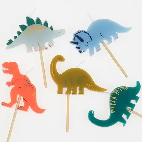 Meri Meri Meri Meri | Dinosaur kaarsjes ( 5st)