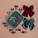 Mimi & Lula Mimi & Lula  | Blackberry Scalloped Mini Hair Clips