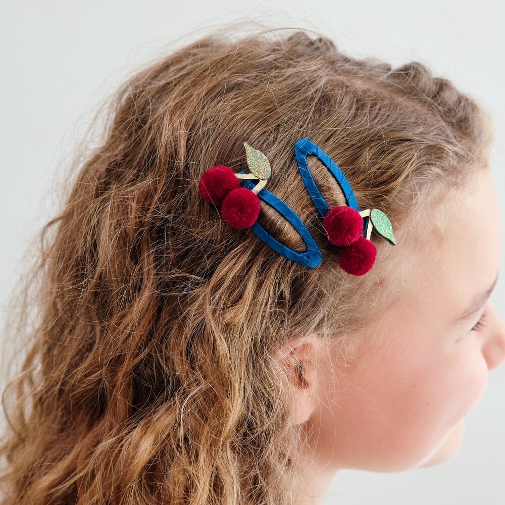 Mimi & Lula Mimi & Lula  | Pom Pom Cherries Hair Clips