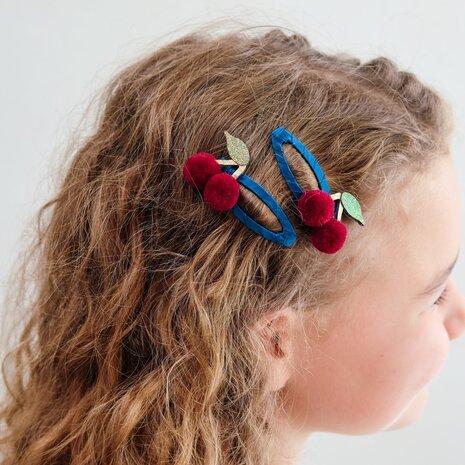Mimi & Lula Mimi & Lula  | Pom Pom Cherries Hair Clips