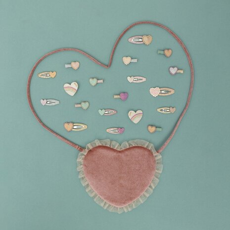 Mimi & Lula Mimi & Lula  | Scalloped Heart Salon Hair Clips
