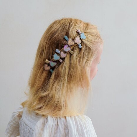 Mimi & Lula Mimi & Lula  | Scalloped Heart Salon Hair Clips