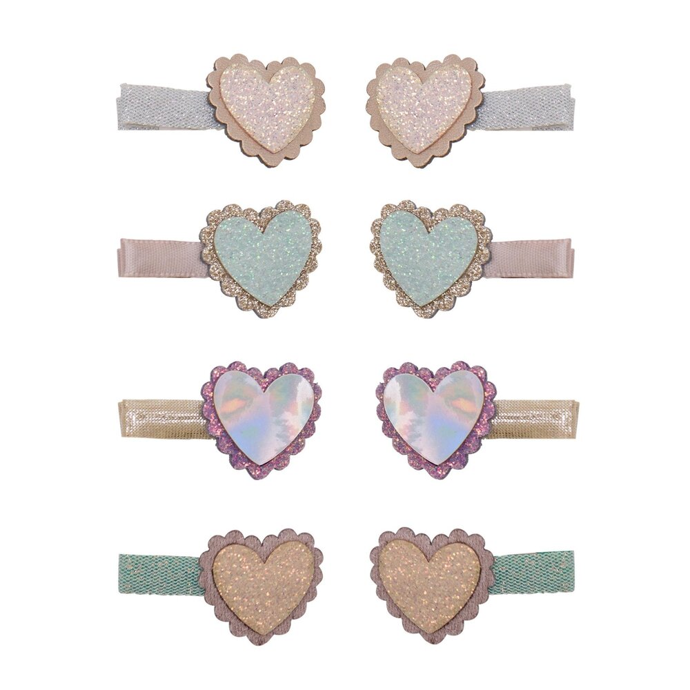 Mimi & Lula Mimi & Lula  | Scalloped Heart Salon Hair Clips