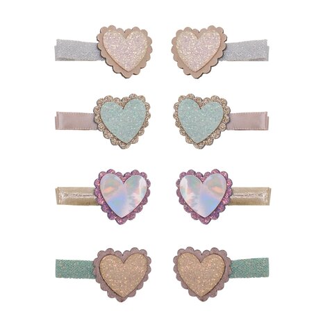 Mimi & Lula Mimi & Lula  | Scalloped Heart Salon Hair Clips