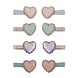Mimi & Lula Mimi & Lula  | Scalloped Heart Salon Hair Clips