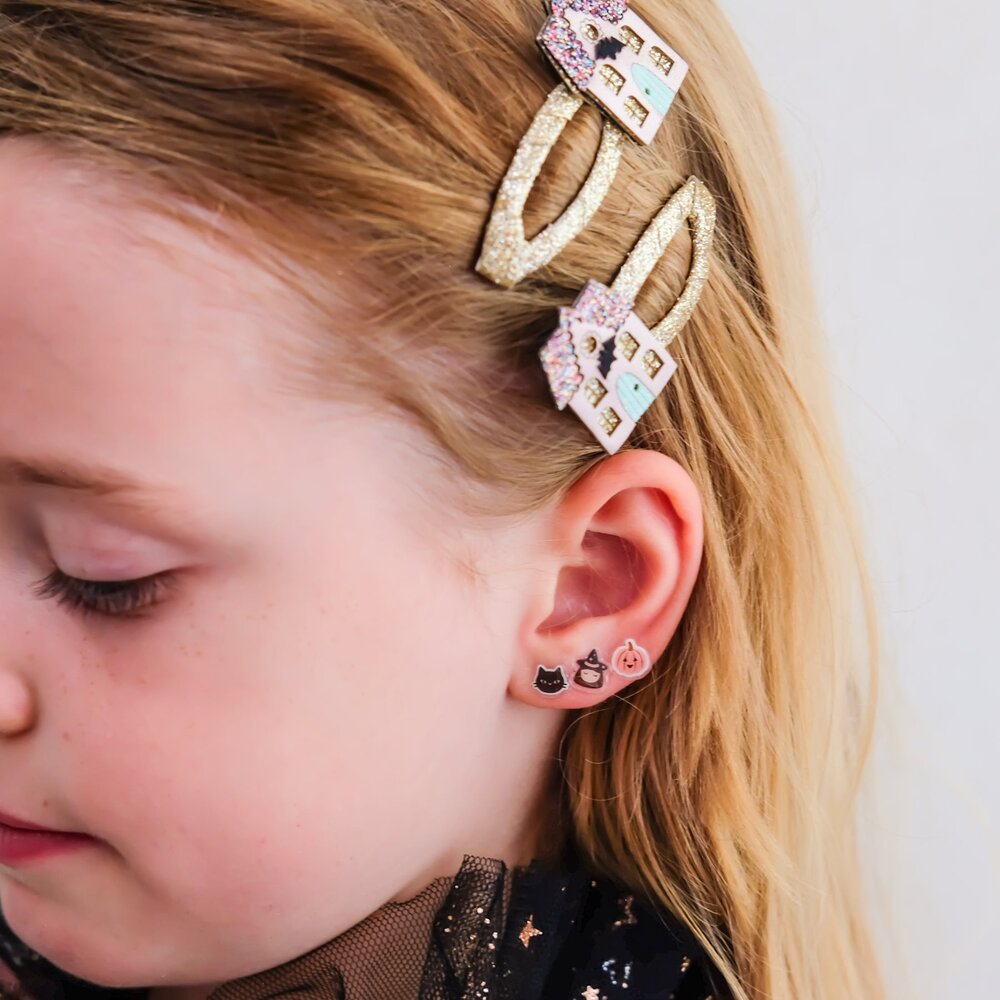 Mimi & Lula Mimi & Lula  | Haunted House Stick On Earrings