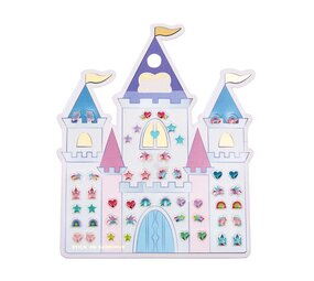 Mimi & Lula Mimi & Lula  | Rainbow Castle Stick On Earrings