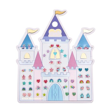 Mimi & Lula Mimi & Lula  | Rainbow Castle Stick On Earrings