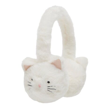 Mimi & Lula Mimi & Lula  | Cream Kitty Cat Earmuffs