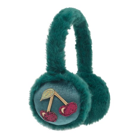 Mimi & Lula Mimi & Lula  | Teal Cherries Earmuffs