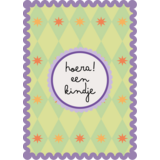 Habitat Habitat | Postkaart Sweet 'n Short | Hoera een kindje