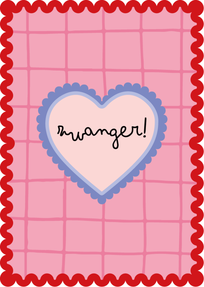 Habitat Habitat | Postkaart Sweet 'n Short | Zwanger