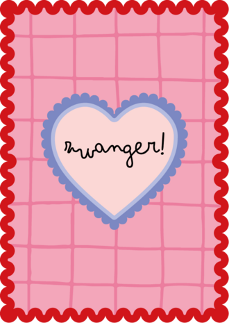Habitat Habitat | Postkaart Sweet 'n Short | Zwanger