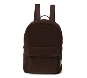 Studio Noos Studio Noos | Chocolate Teddy | Midi Backpack with Front Pocket