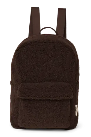 Studio Noos Studio Noos | Chocolate Teddy | Midi Backpack with Front Pocket