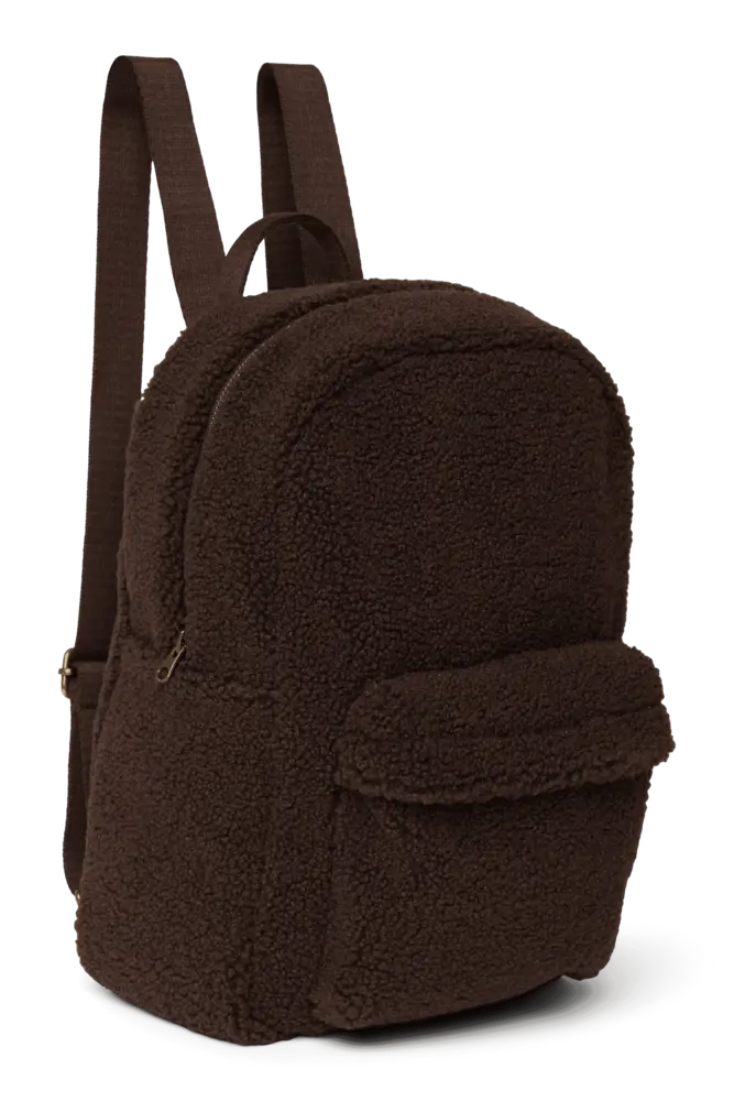 Studio Noos Studio Noos | Chocolate Teddy | Midi Backpack with Front Pocket