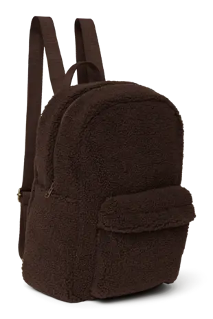 Studio Noos Studio Noos | Chocolate Teddy | Midi Backpack with Front Pocket