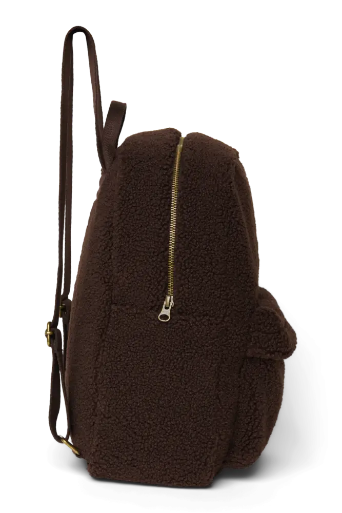 Studio Noos Studio Noos | Chocolate Teddy | Midi Backpack with Front Pocket