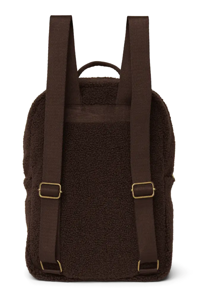 Studio Noos Studio Noos | Chocolate Teddy | Midi Backpack with Front Pocket