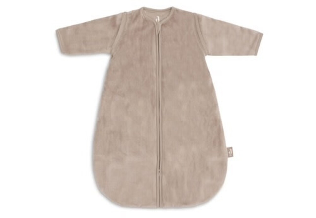 Jollein Jollein | Baby Slaapzak met afritsbare mouw rond | Velvet Milky Coffee | 60 cm