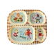 Rice Everyday Magic Rice | Kinderbord met 4 Compartimenten | Music Band | Blue