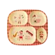 Rice Everyday Magic Rice | Kinderbord met 4 Compartimenten | Music Band | Pink Rice Everyday Magic Rice | Kinderbord met 4 Compartimenten | Music Band | Pink