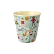 Rice Everyday Magic Rice | Melamine Cup with Music Band Print | Blue | Medium 250ml Rice Everyday Magic Rice | Melamine Cup with Music Band Print | Blue | Medium 250ml