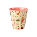 Rice Everyday Magic Rice | Melamine Cup with Music Band Print | Pink | Medium 250ml Rice Everyday Magic Rice | Melamine Cup with Music Band Print | Pink | Medium 250ml