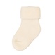 Joha Joha | Wool socks w fold cuff | Terry | Off White